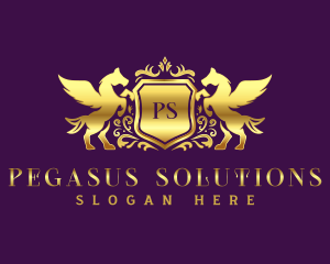 Deluxe Pegasus Jewelry logo design