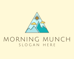 Outdoor Mountaineering Travel logo design