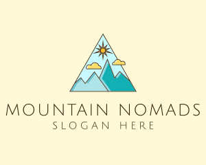 Outdoor Mountaineering Travel logo design