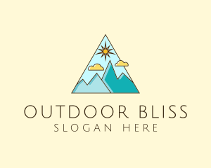 Outdoor Mountaineering Travel logo design