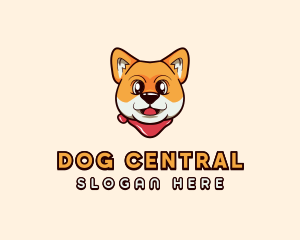 Shiba Inu Pet Dog logo design