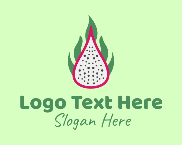 Dragon Fruit logo example 4