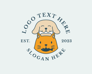 Dog Cat Pet Veterinary logo