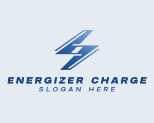 Energy Lightning Bolt logo design