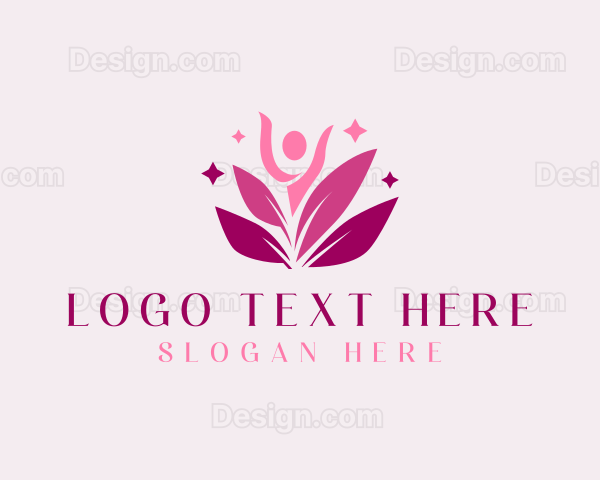 Human Lotus Leaf Spa Logo