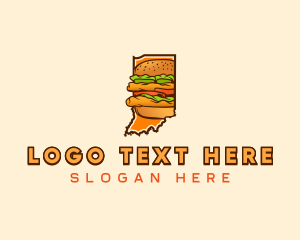 Indiana Burger Sandwich logo