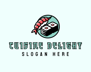 Sushi Asian Cuisine logo design