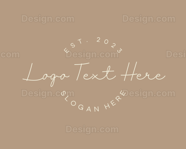 Fashion Script Business Logo