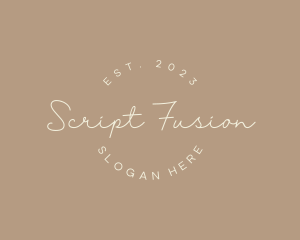 Fashion Script Business logo