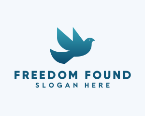 Religious Freedom Dove  logo design