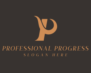 Professional Swoosh Letter P logo design