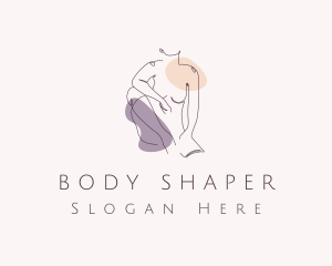 Sexy Nude Woman  logo design