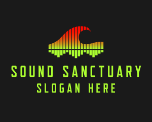 Sound Wave Music logo design