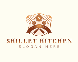 Whisk Bakery Kitchen logo design