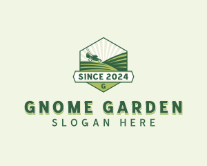 Gardening Lawn Mower logo design