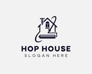 House Tools Construction logo design