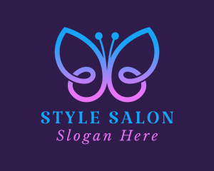 Beauty Salon Butterfly logo design