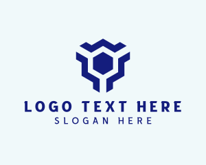 Simple Geometric Business  Logo