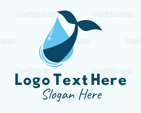 Droplet Whale Tail Logo