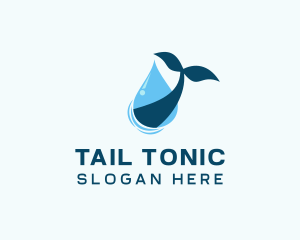Droplet Whale Tail logo