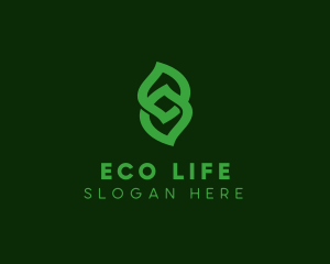 Leaf Loop Symbol logo design