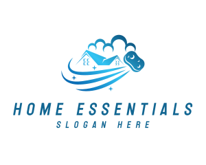 Home Cleaning Sponge logo design