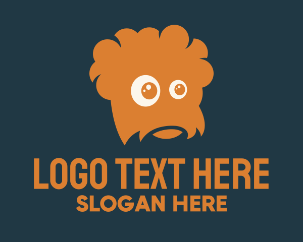 Hairy logo example 4