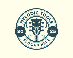 Guitar Strings Instrument logo