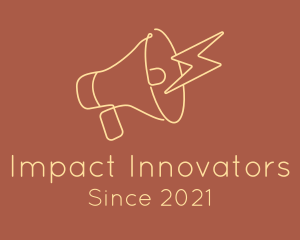 Electric Megaphone Outline  logo