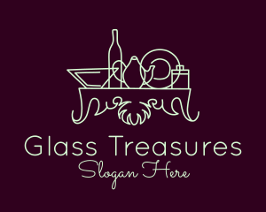 Minimalist Kitchen Glassware logo