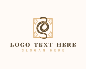 Boho Snake Frame logo