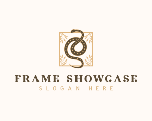 Boho Snake Frame logo