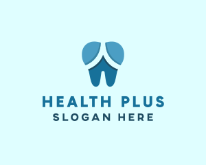 Blue Dentist Dental Tooth logo design