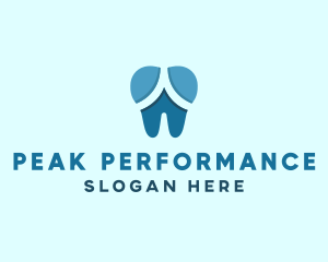 Blue Dentist Dental Tooth logo design