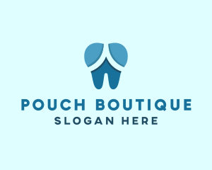 Blue Dentist Dental Tooth logo design