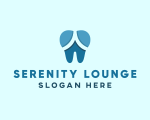 Blue Dentist Dental Tooth logo design