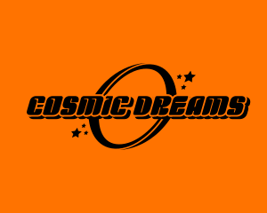 Cosmic Star Rave logo design