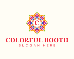 Colorful Flower Festival logo design