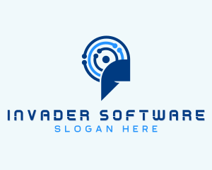 Tech AI Software logo design