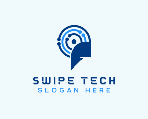 Tech AI Software logo design