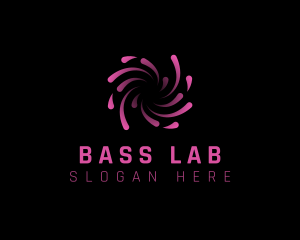 Swoosh Swirl Laboratory logo design