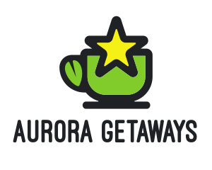 Star Green Tea logo design