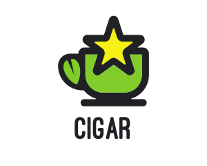 Star Green Tea logo design