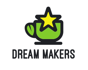 Star Green Tea logo design