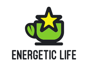 Star Green Tea logo design