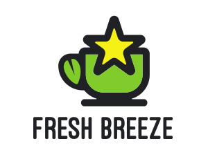 Star Green Tea logo design