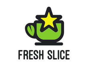 Star Green Tea logo design