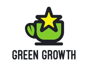 Star Green Tea logo design