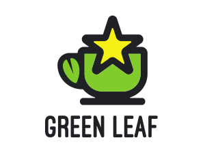 Star Green Tea logo design