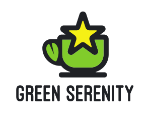 Star Green Tea logo design